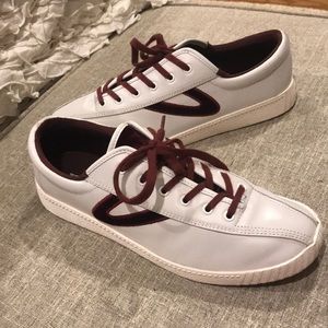 Tretorn velvet check sneakers size 11 euro 42.5